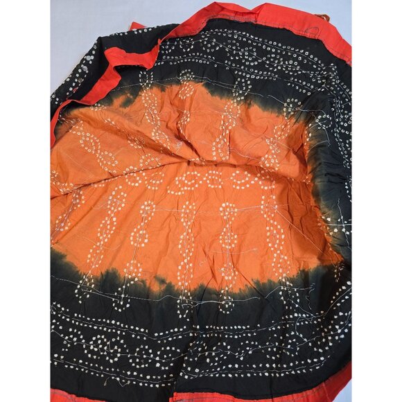 Raj Handmade Boho Cotton Skirt Drawstring Waist With Tassel One Size - Picture 11 of 12